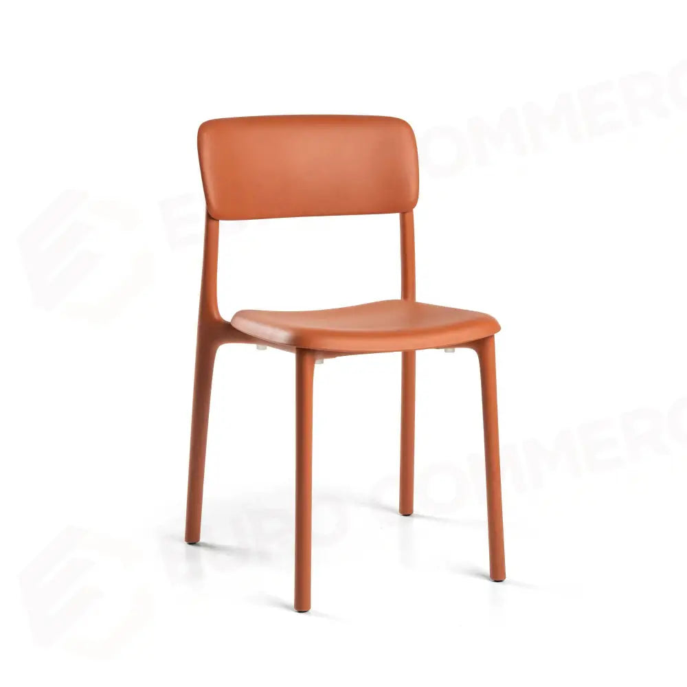 SEDIA POLIPROPILENE POPPY TERRA DI SIENA CM49,5X49H79,5 - 2811940000 - VACCHETTI