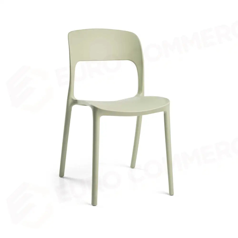 SEDIA POLIPROPILENE RISTO IMPILABILE VERDE SALVIA CM41X57H45/82,5 - 2812440000 - VACCHETTI