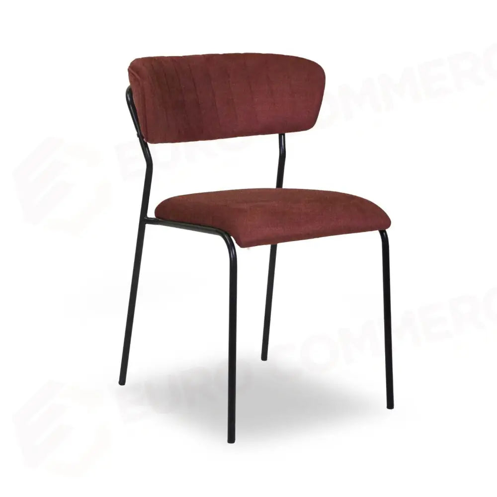 SEDIA TESSUTO GABY MATTONE STRUTTURA NERO CM42X43H47/77,5 - 2812270000 - VACCHETTI