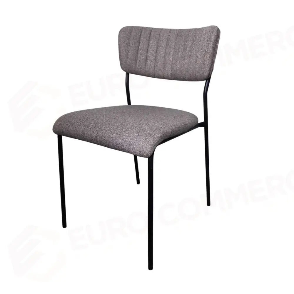 SEDIA TESSUTO GABY TORTORA STRUTTURA NERO CM42X43H47/77,5 - 2813010000 - VACCHETTI