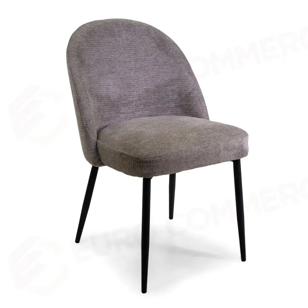 SEDIA TESSUTO MARY GRIGIO STRUTTURA NERO CM60X50,5H49,5/79,5 - 2811270000 - VACCHETTI