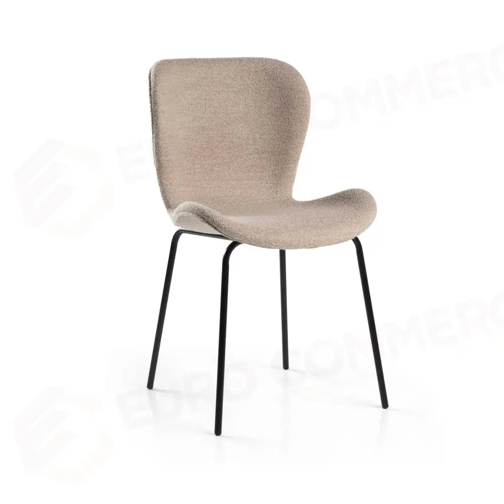 SEDIA TIBALDA TESSUTO SABBIA STRUTTURA METALLO CM48X55H46,5/82,5 - 2812670000 - VACCHETTI