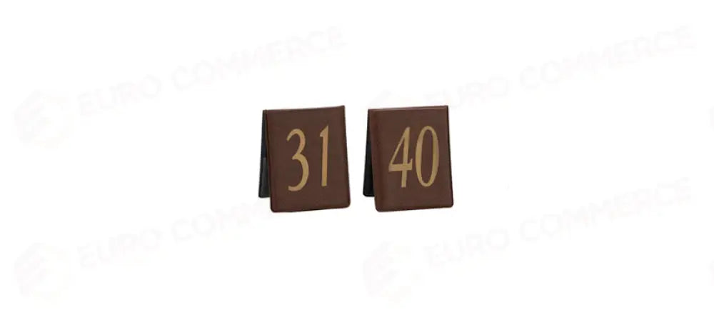 SEGNAPOSTO NUMERO TEXAS 31-40 - 75561 - MORINI