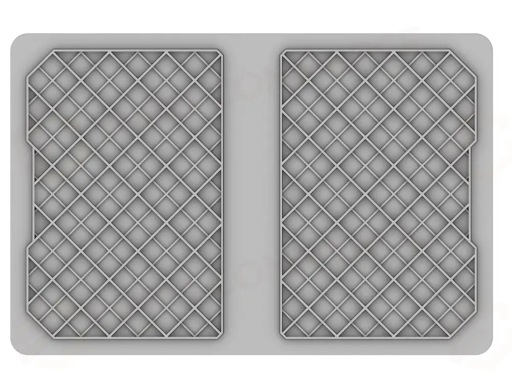 SERIE EUROPA 600X400 MM - ALTEZZA 130 MM - FONDO CHIUSO E PARETI CHIUSE - E6413 - PAVONI ITALIA