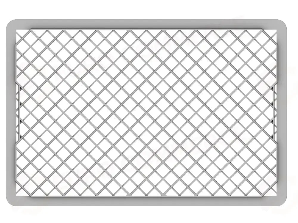 SERIE EUROPA 600X400 MM - ALTEZZA 130 MM - FONDO FORATO E PARETI FORATE - EF6413 - PAVONI ITALIA