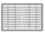 SERIE EUROPA 600X400 MM - ALTEZZA 150 MM - FONDO FORATO E PARETI FORATE - EF6415L - PAVONI ITALIA