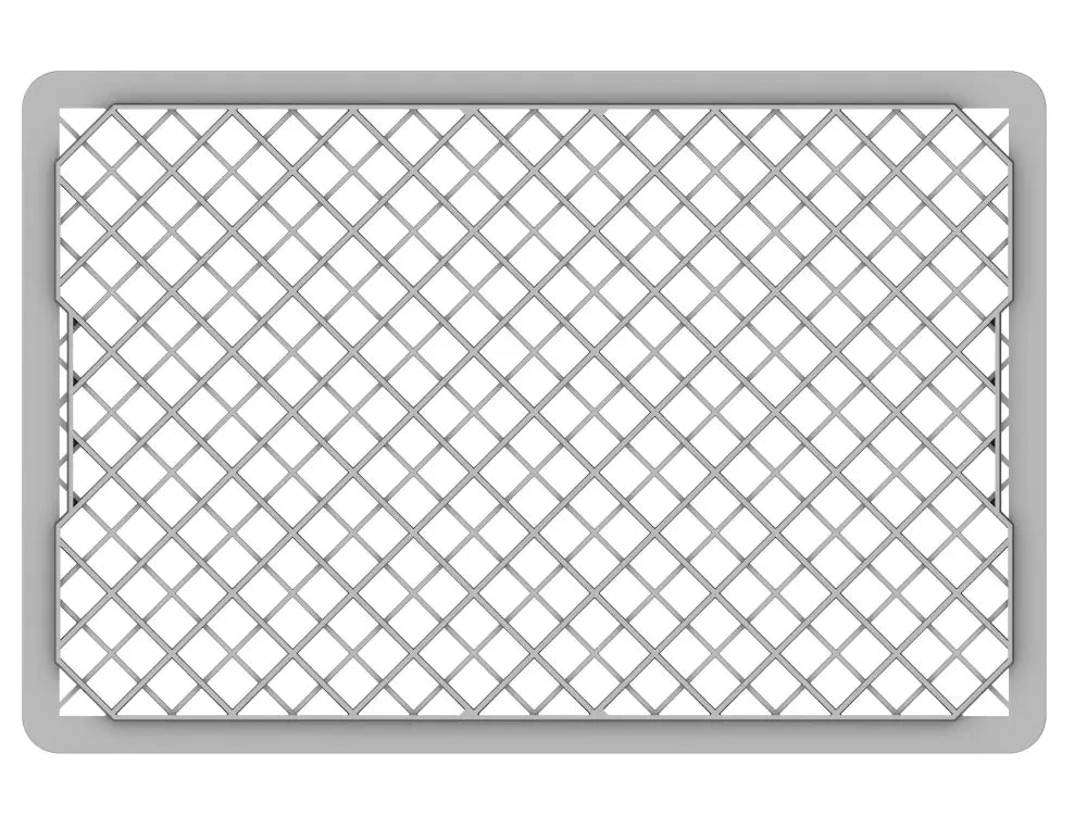 SERIE EUROPA 600X400 MM - ALTEZZA 170 MM - FONDO FORATO E PARETI FORATE - EF6417 - PAVONI ITALIA