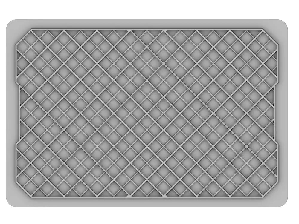 SERIE EUROPA 600X400 MM - ALTEZZA 200 MM - FONDO CHIUSO E PARETI FORATE - EC6420 - PAVONI ITALIA