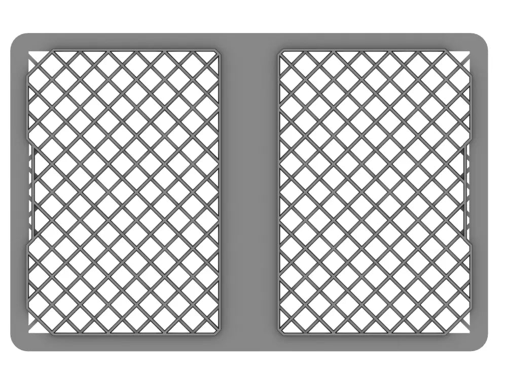 SERIE EUROPA 600X400 MM - ALTEZZA 260 MM - FONDO FORATO E PARETI FORATE - EF6426 - PAVONI ITALIA