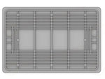 SERIE EUROPA 600X400 MM - ALTEZZA 410 MM - FONDO CHIUSO E PARETI CHIUSE - E6441 - PAVONI ITALIA