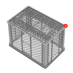SERIE EUROPA 600X400 MM - ALTEZZA 410 MM - FONDO CHIUSO E PARETI FORATE - EF6441 - PAVONI ITALIA