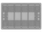 SERIE EUROPA 600X400 MM - ALTEZZA 450 MM - FONDO CHIUSO E PARETI CHIUSE - E6445 - PAVONI ITALIA