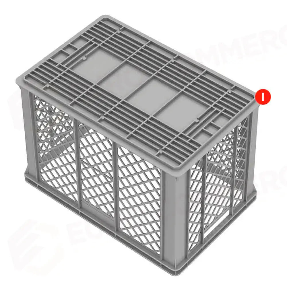 SERIE EUROPA 600X400 MM - ALTEZZA 450 MM - FONDO FORATO E PARETI FORATE - EC6445 - PAVONI ITALIA
