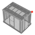 SERIE EUROPA 600X400 MM - ALTEZZA 450 MM - FONDO FORATO E PARETI FORATE - EC6445 - PAVONI ITALIA