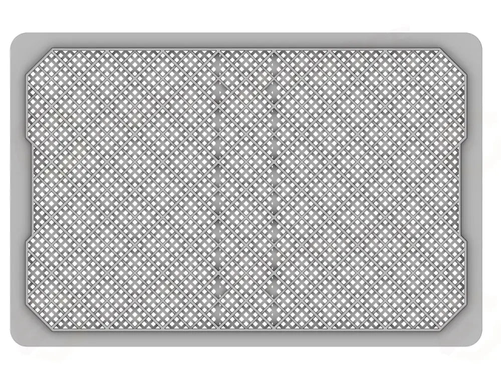 SERIE EUROPA 600X400 MM - ALTEZZA 70 MM - FONDO FORATO E PARETI FORATE - EF6407 - PAVONI ITALIA