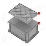 SERIE EUROPA LIGHT 400X300 MM - ALTEZZA 120 MM - FONDO CHIUSO E PARETI CHIUSE - E4312 - PAVONI ITALIA