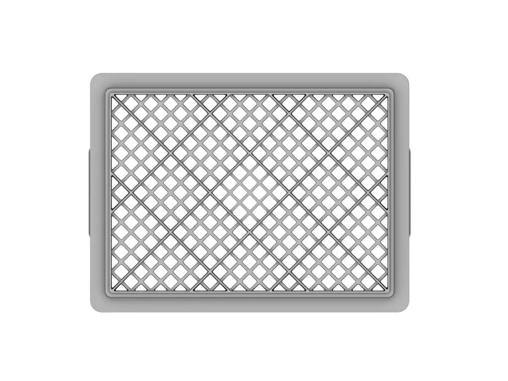 SERIE EUROPA LIGHT 400X300 MM - ALTEZZA 120 MM - FONDO FORATO E PARETI FORATE - EF4312 - PAVONI ITALIA