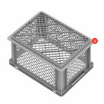 SERIE EUROPA LIGHT 400X300 MM - ALTEZZA 170 MM - FONDO FORATO E PARETI FORATE - EF4317 - PAVONI ITALIA