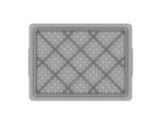 SERIE EUROPA LIGHT 400X300 MM - ALTEZZA 220 MM - FONDO CHIUSO E PARETI FORATE - EC4322 - PAVONI ITALIA
