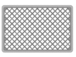 SERIE EUROPA LIGHT 600X400 MM - ALTEZZA 70 MM - FONDO FORATO E PARETI FORATE - EF6407L - PAVONI ITALIA