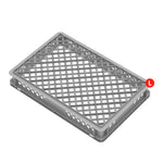 SERIE EUROPA LIGHT 600X400 MM - ALTEZZA 90 MM - FONDO FORATO E PARETI FORATE - EF6409L - PAVONI ITALIA