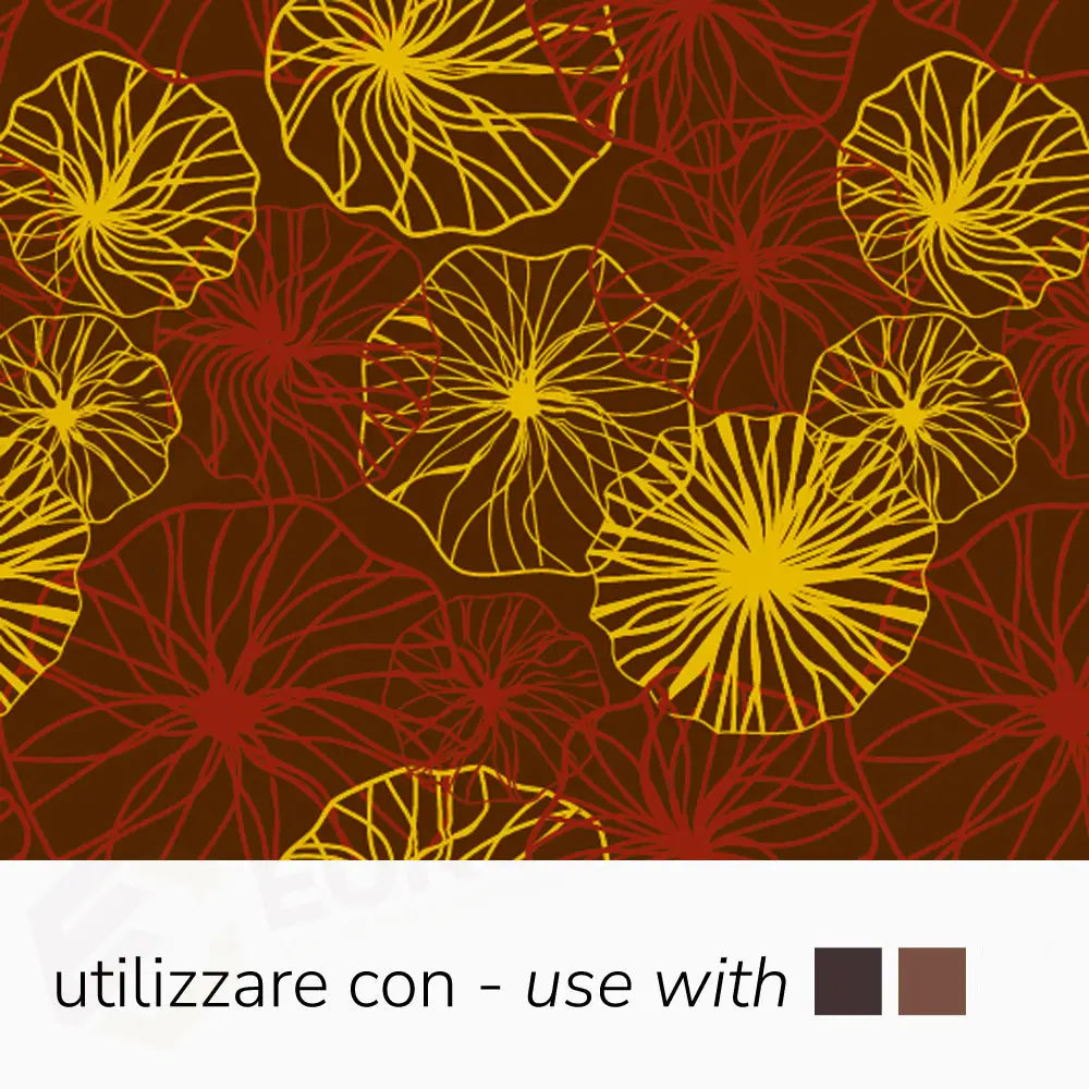 SERIGRAFIA COLORE GIALLO E ROSSO PER CIOCCOLATO FONDENTE E AL LATTE DIM. 340 X 265 MM - CONF. 30 FO - SD213SB - PAVONI