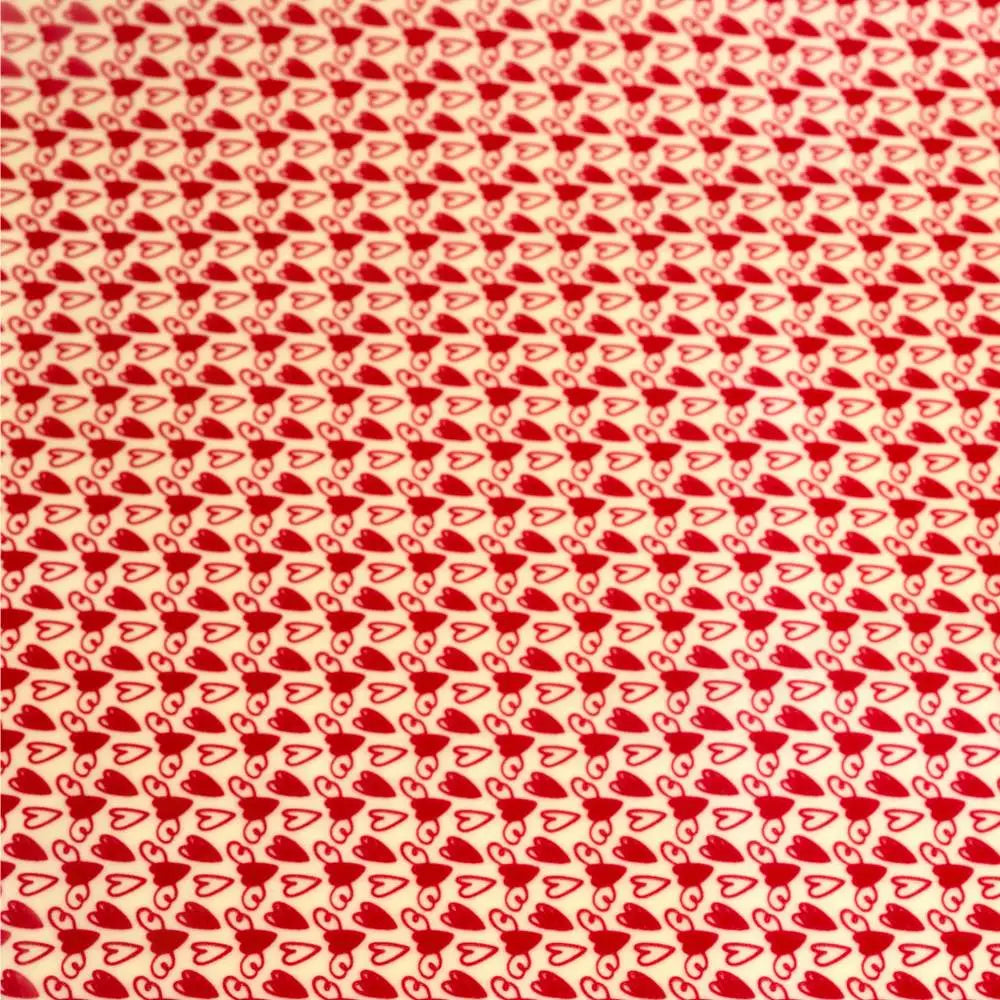 SERIGRAFIA COLORE MAGENTA PER CIOCCOLATO BIANCO CON SOGGETTO CUORI DIM. 340 X 265 MM - CONF. 30 FOGLI - SD233SB