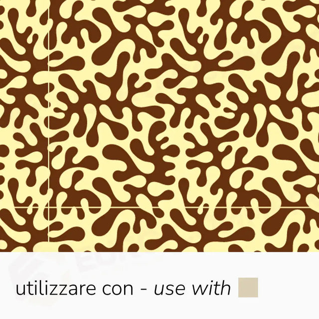 SERIGRAFIA COLORE MARRONE PER CIOCCOLATO BIANCO DIM. 340 X 265 MM - CONF. 30 FOGLI - SD220SB - PAVONI ITALIA