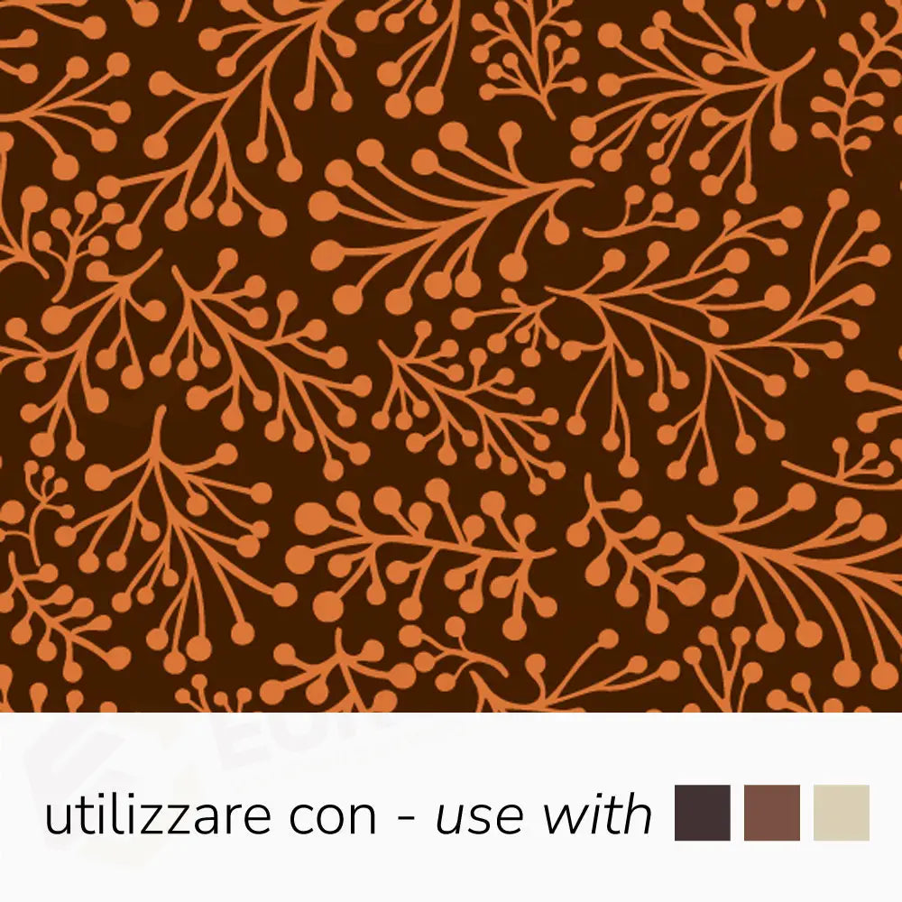 SERIGRAFIA COLORE RAME PER CIOCCOLATO FONDENTE BIANCO E AL LATTE DIM. 340 X 265 MM - CONF. 30 FO - SD204SB - PAVONI