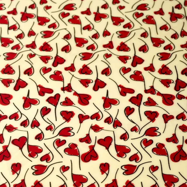 SERIGRAFIA COLORE ROSSO E NERO PER CIOCCOLATO BIANCO DIM. 340 X 265 MM - CONF. 30 FOGLI - SD225SB - PAVONI ITALIA
