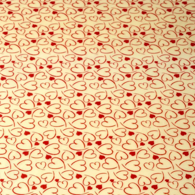 SERIGRAFIA COLORE ROSSO PER CIOCCOLATO BIANCO DIM. 340 X 265 MM - CONF. 30 FOGLI - SD224SB - PAVONI ITALIA