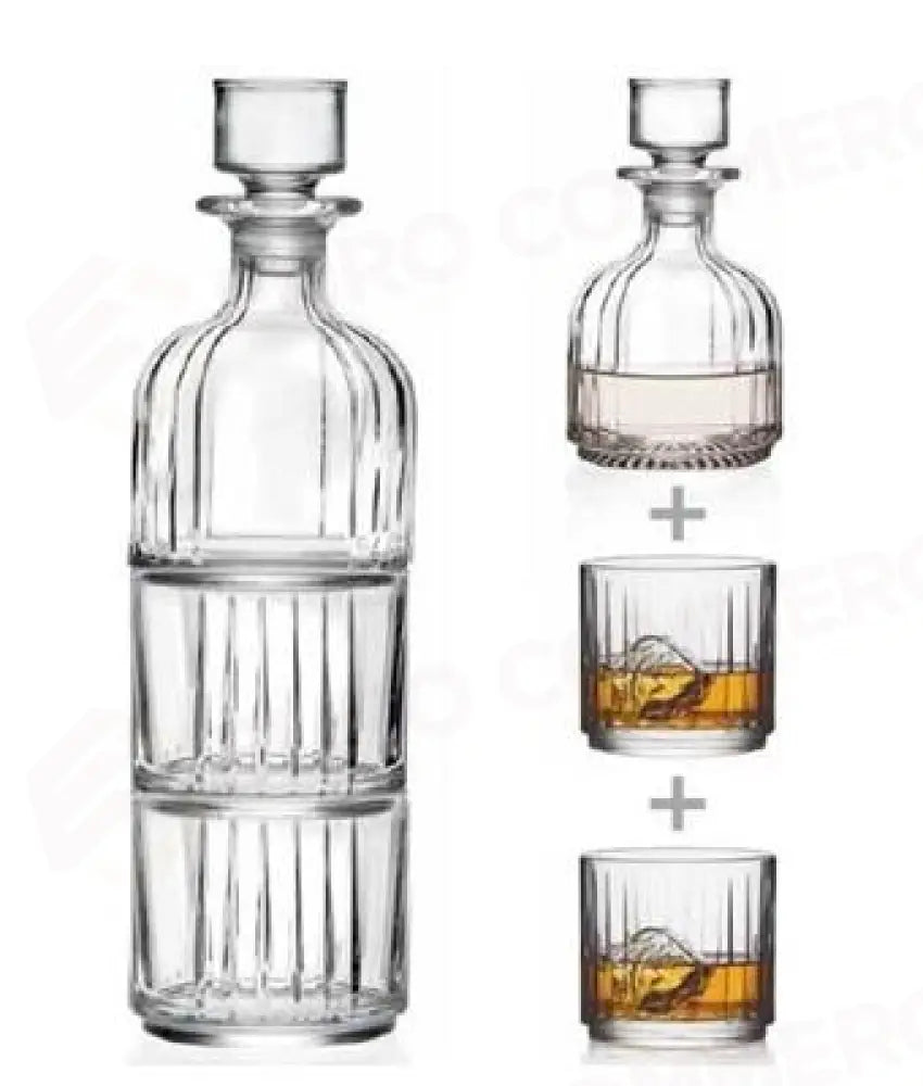 SET 2 BICCHIERI E BOTTIGLIA COMBO 25535020406 RCR - 0481883 - MEDRI
