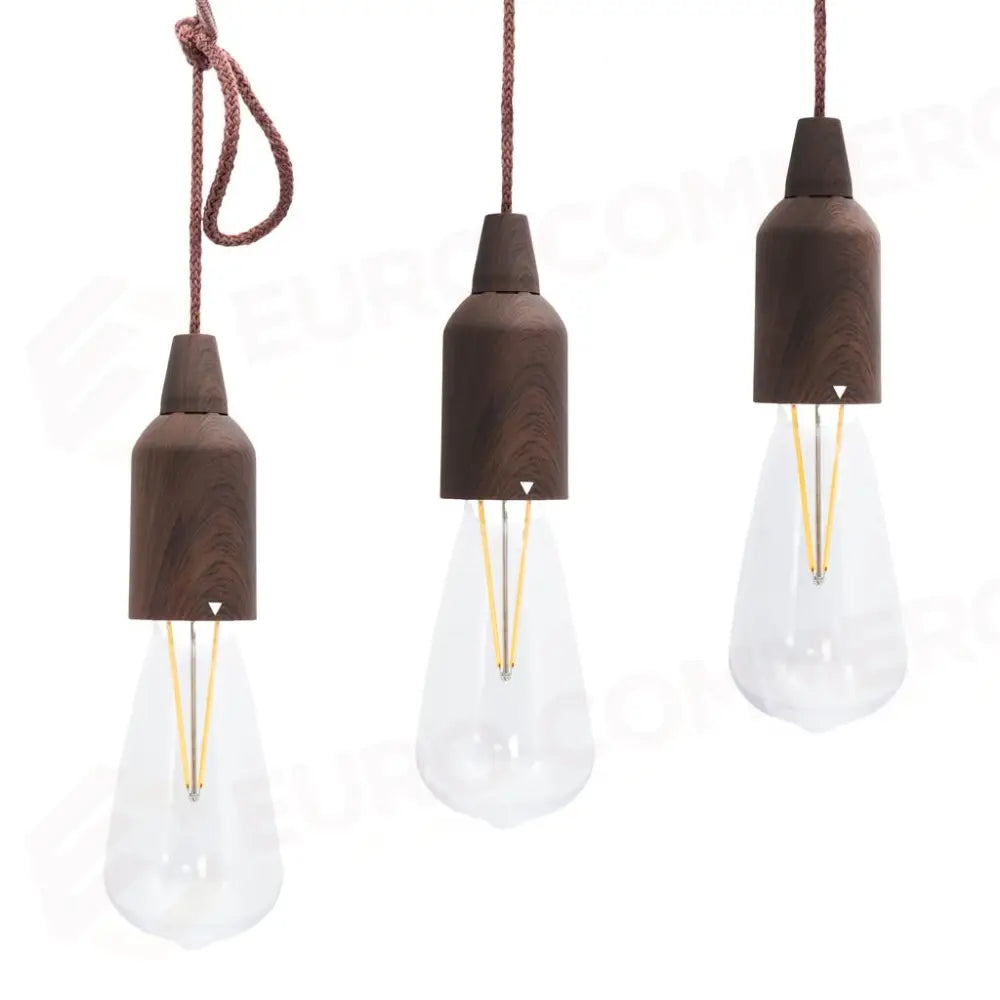 SET 3 LAMPADE LED PER OMBRELLONE 21X6 CM MARRONE COPENHAGEN LP-KO-BR SECURIT - 13800074 - MEDRI