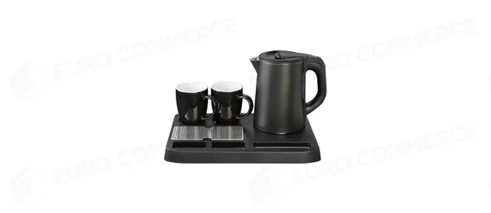 SET 4 PZ BOLLIT.0.8LT + VASS.+2 TAZZE NERO ’WK9102’ - 200430 - MORINI