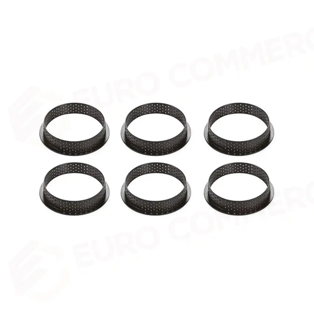 SET 6 ANELLI TONDI MICROFORATI 8 CM RING 52.243.20 SILIKOMART - 7590352 - MEDRI