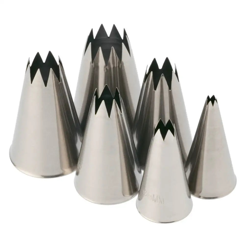 SET 6 BOCCHETTE INOX FORO A STELLA - 276602 - PIAZZA - ACCESSORI