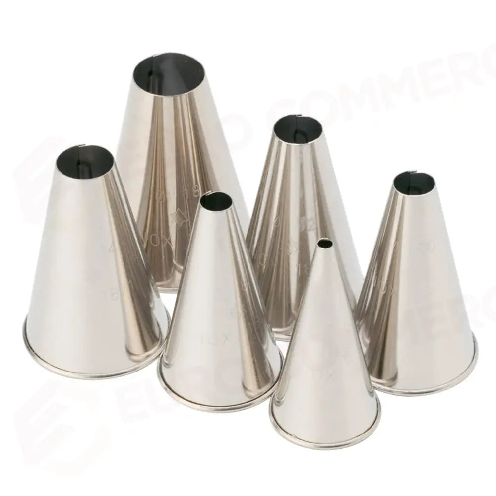 SET 6 BOCCHETTE INOX FORO TONDO - 276601 - PIAZZA - ACCESSORI