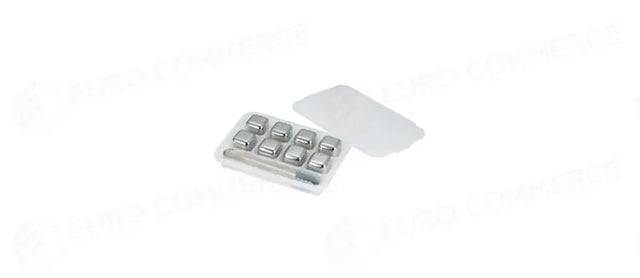 Lot de 8 glaçons réutilisables avec pince inox - 203735 - MORINI
