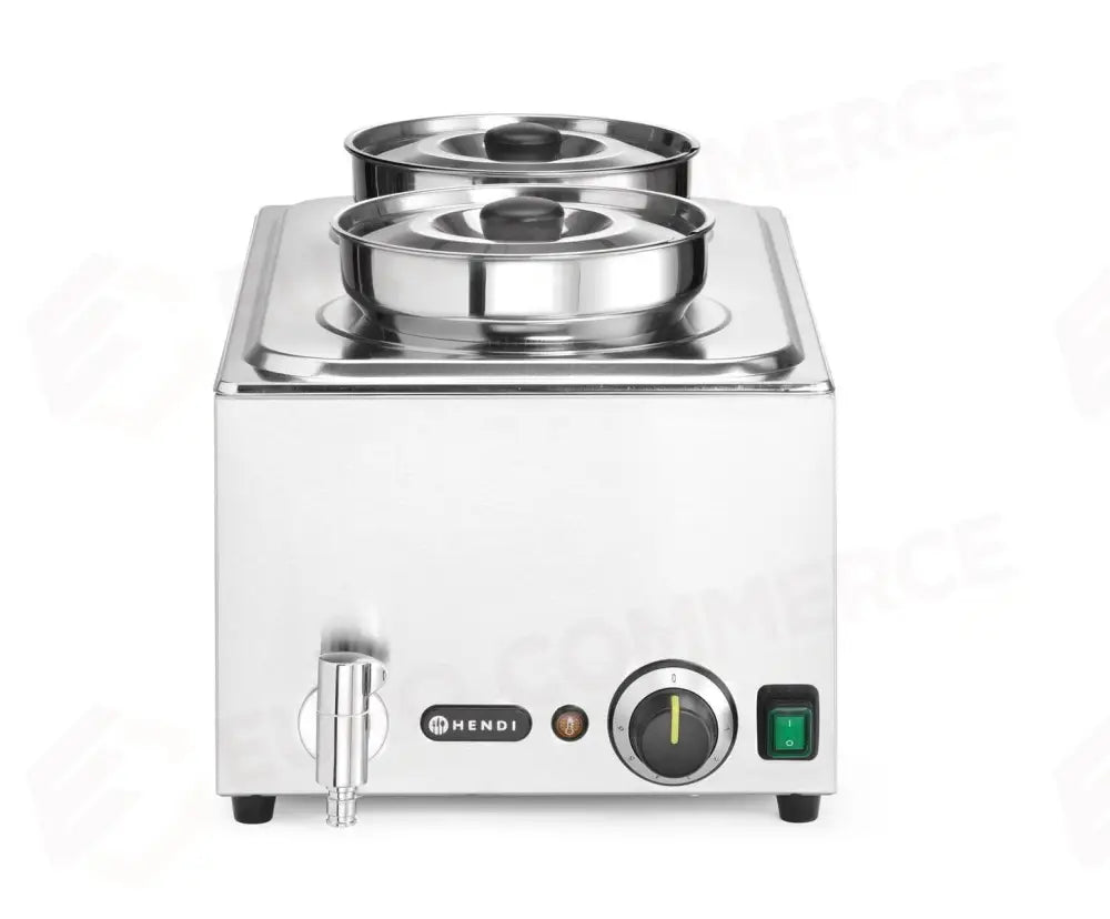 SET: BAGNO-MARIA RANGER + 2 CONTENITORI DA 4L CON COPERCHIO 8L 220-240V/1000W 604X33 - HENDI
