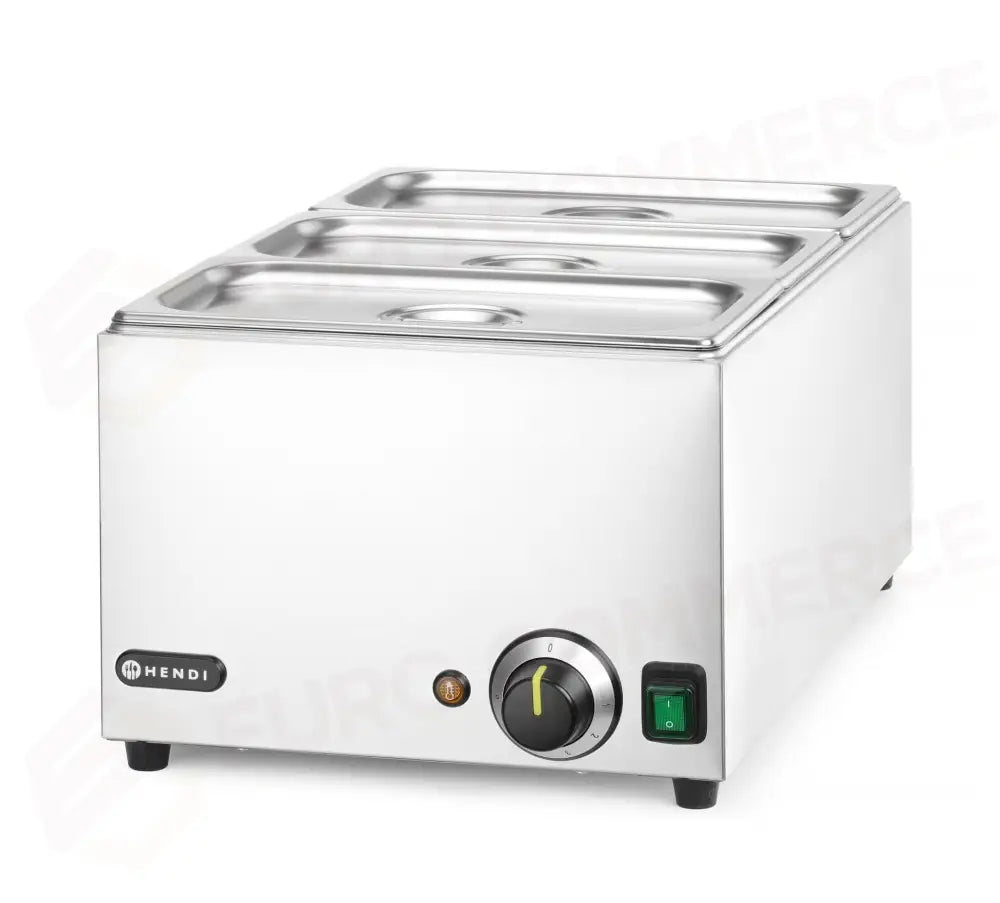 SET: BAGNO-MARIA RANGER + 3X GN 1/3 CON COPERCHIO HENDI (H)150MM 1/1 230V/1000W 590X332X(- 238967