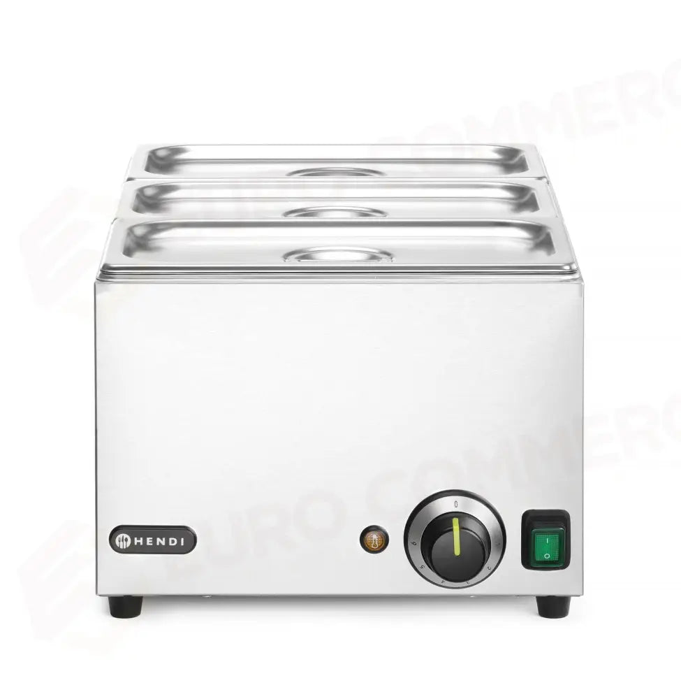 SET: BAGNO-MARIA RANGER + 3X GN 1/3 CON COPERCHIO HENDI (H)150MM 1/1 230V/1000W 590X332X(- 238967