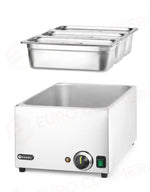 SET: BAGNO-MARIA RANGER + 3X GN 1/3 CON COPERCHIO HENDI (H)150MM 1/1 230V/1000W 590X332X(- 238967