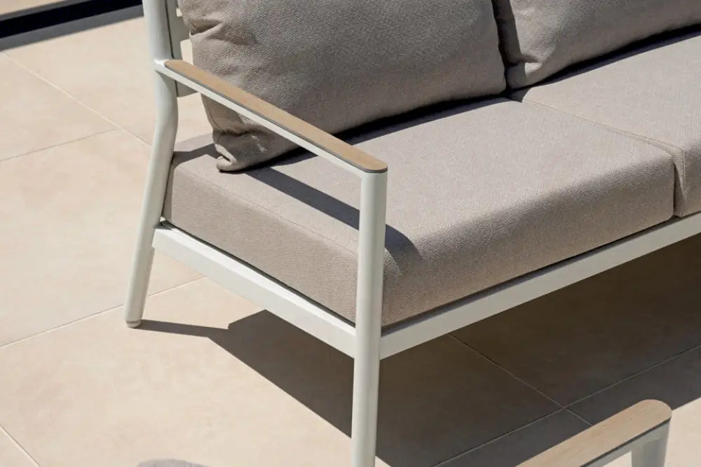 SET CADICE IN ALLUMINIO - BIANCO