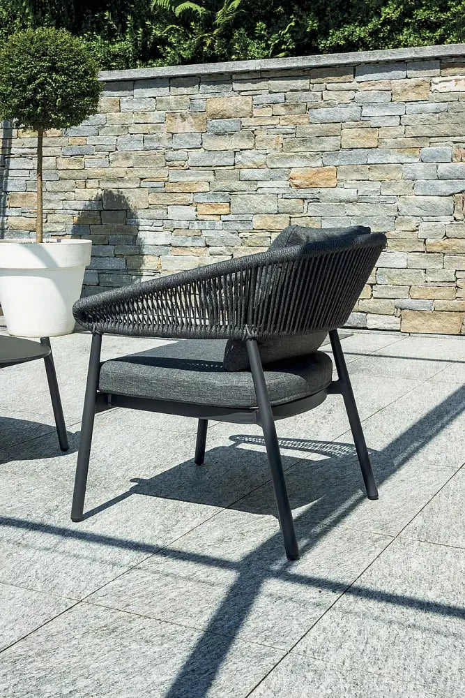 SET CAP-FERRAT IN ALLUMINIO - CORDA ANTRACITE - ANTRACITE