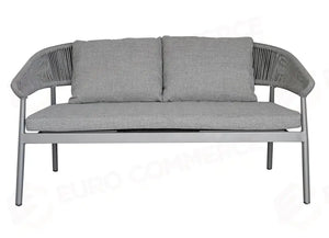 SET CAP-FERRAT IN ALLUMINIO - CORDA ANTRACITE - ANTRACITE