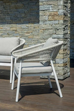 SET CAP-FERRAT IN ALLUMINIO - CORDA BIANCA - BIANCO