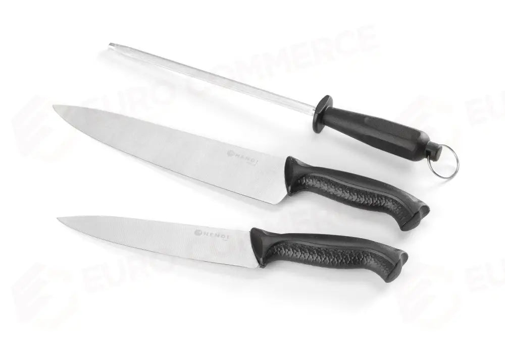 SET DI COLTELLI E UTENSILI PER AFFILATURA (L)350MM - HENDI