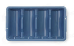 SET DI POSATE CON VASSOIO HENDI BLU 525X300X(H)95MM RETTANGOLARE - 766194
