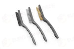 SET DI SPAZZOLE METALLICHE STRETTE - 3 PEZZI HENDI (L)230MM - 525531