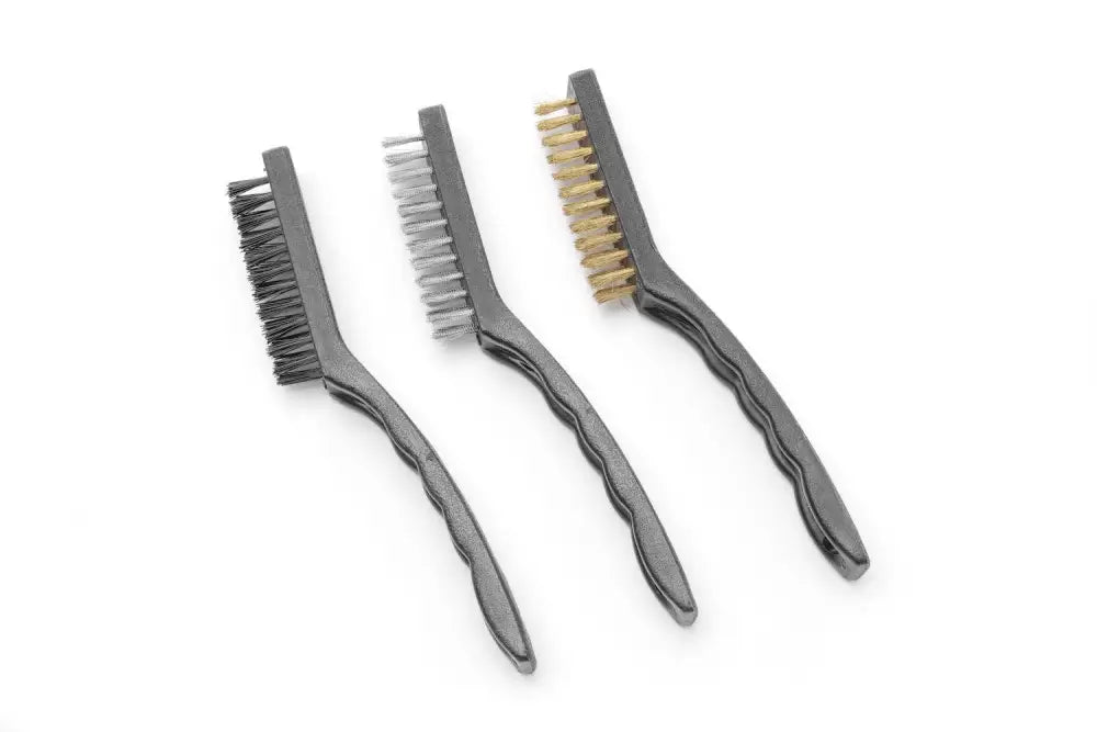 SET DI SPAZZOLE METALLICHE STRETTE - 3 PEZZI 3 PEZZI (L)230MM - HENDI